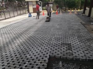 pemasangan paving rumput Jasa Pasang Grass Block